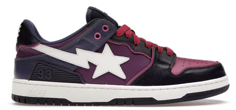 A Bathing Ape Bape SK8 Sta Purple White