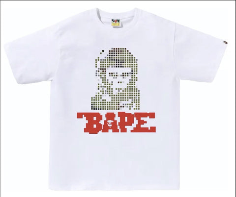 BAPE Pictonerius White Tee