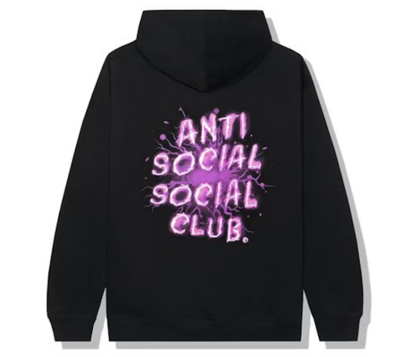 ASSC Pink I See Splash Black Hoodie