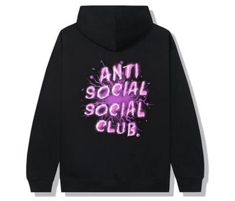 ASSC Pink I See Splash Black Hoodie
