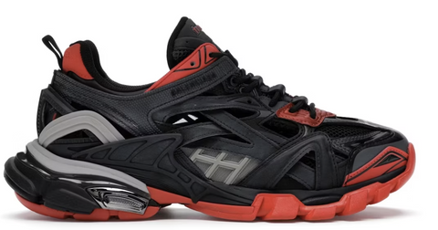 Balenciaga Track.2 Black Red Grey Pre-Owned