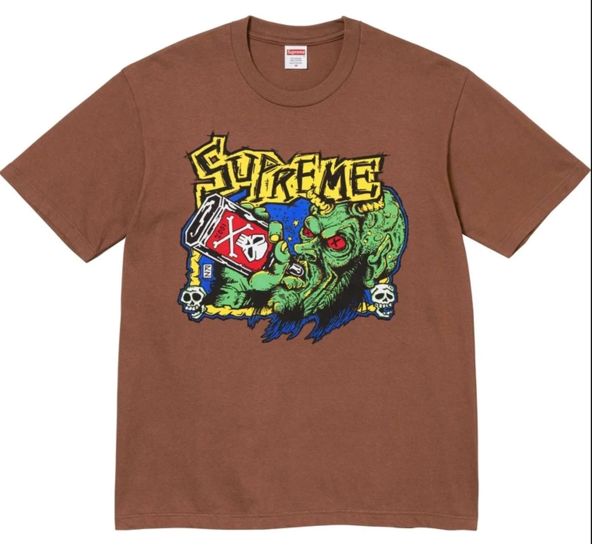 Supreme Rob Zombie Brown Tee