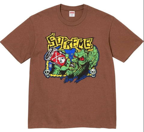 Supreme Rob Zombie Brown Tee