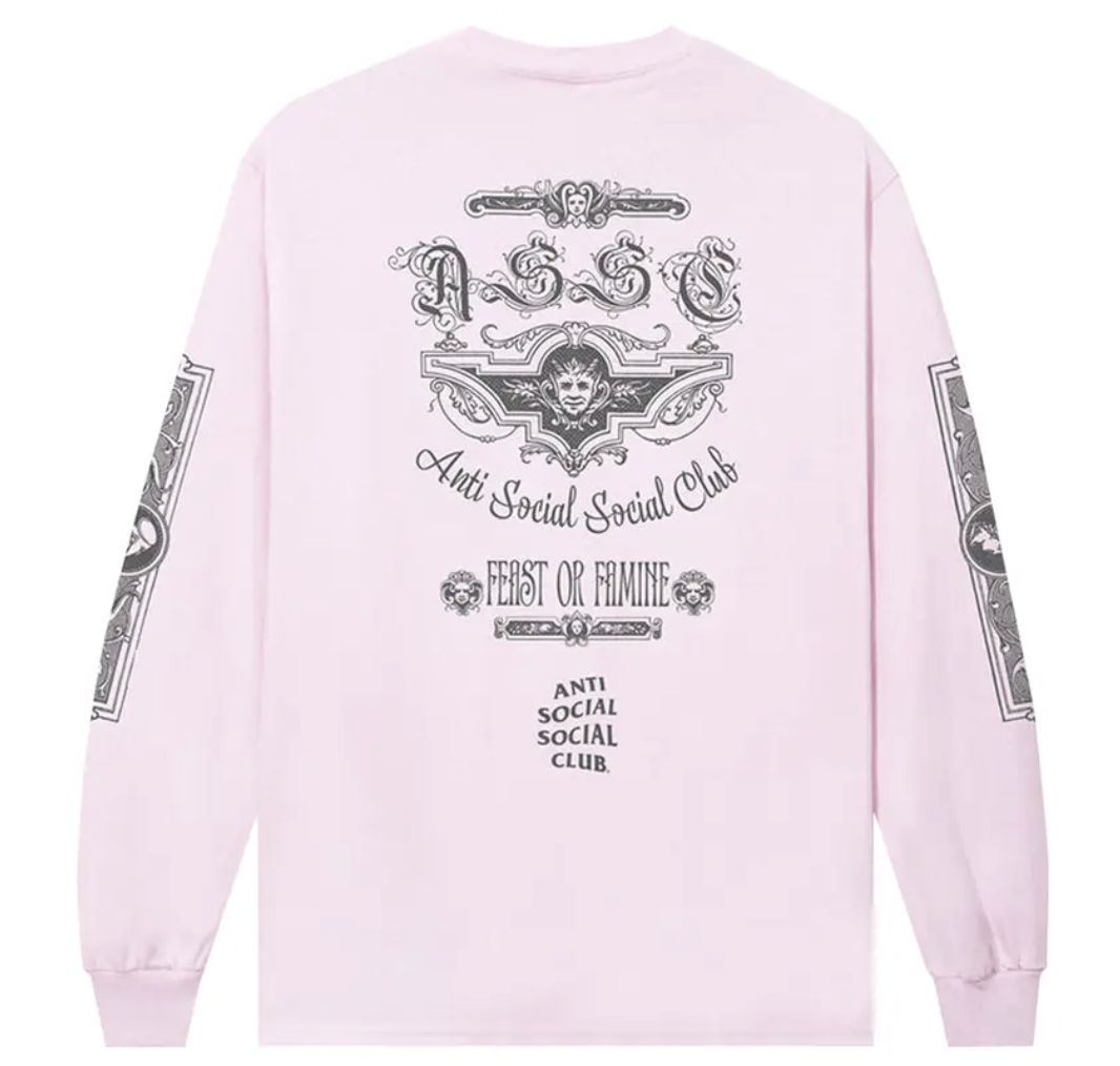 ASSC Feast or Famine Pink Long Sleeve Tee
