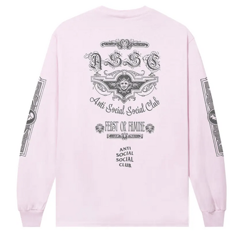 ASSC Feast or Famine Pink Long Sleeve Tee