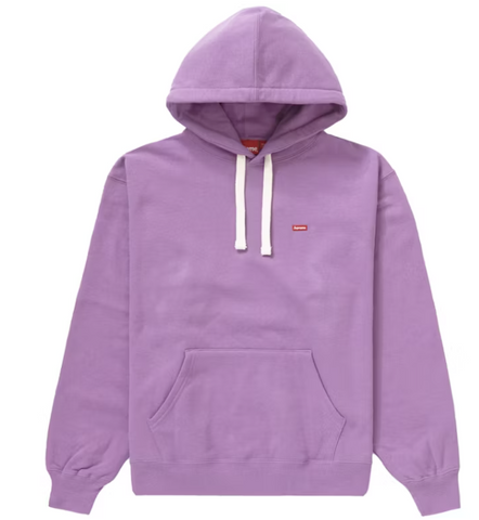 Supreme Small Box Drawcord Purple Hooded Sweatshirt