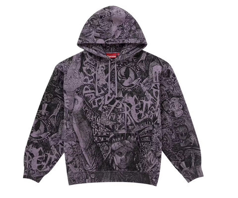 Supreme Liberty Hoodie Dusty Purple