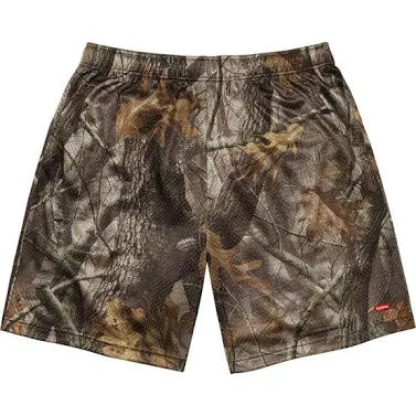 Supreme Small Box Mesh Shorts Camo