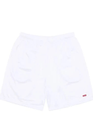 Supreme Small Box Mesh Shorts White