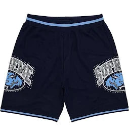 Supreme Studded Basketball Shorts Navy