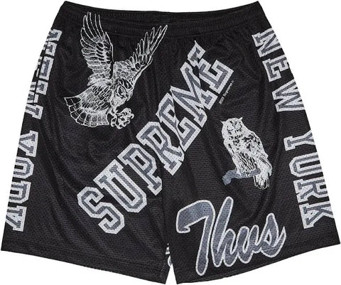 Supreme Varsity Mesh Shorts Black
