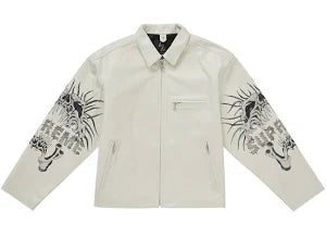 Supreme Y's by Yohji Yamamoto Leather Jacket White