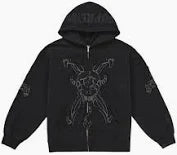 Supreme Y's by Yohji Yamamoto Zip Up Hooded Sweatshirt Black